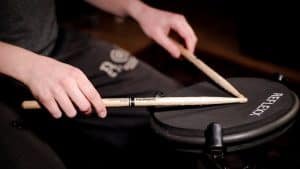Practicing to play drum faster